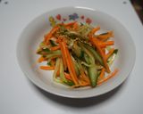 きゅうりとにんじんの簡単サラダ作り方4写真