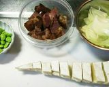 ブリーチーズと牛乳で濃厚クリームパスタ作り方1写真