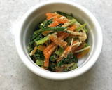 （鍋の残り野菜）春菊と人参の胡麻和え作り方6写真