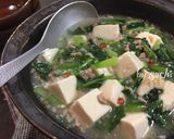 小松菜と豆腐の塩あんかけ作り方5写真