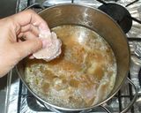 ごぼう汁♪鶏肉の味噌汁♪ダシなし簡単作り方7写真