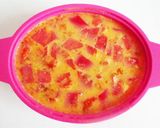 シリコンスチーマーで簡単　トマト茶碗蒸し作り方6写真