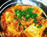 簡単！ピリ辛麻婆豆腐（辛さ調節可能）作り方5写真
