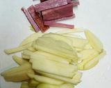 じゃがいもとベーコンのおつまみ天ぷら作り方1写真