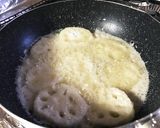 レンコンとぶりの甘酢あん作り方3写真