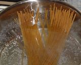 オイルサーディンとパン粉のパスタ作り方3写真