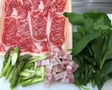 半熟卵のせ・ほうれん草の賄いトマトパスタ作り方1写真