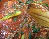 半熟卵のせ・ほうれん草の賄いトマトパスタ作り方4写真