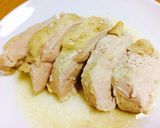 レンジでクリスマスの鶏胸肉厚切りステーキ作り方3写真