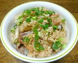 豚バラ白菜のポン酢炊き込みご飯作り方5写真