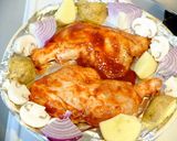 クリスマス☆赤いソースのローストチキン！作り方6写真