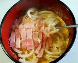 釜玉カルボナーラうどん作り方5写真
