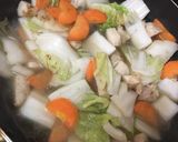 ＊鶏肉と白菜の豆腐クリーム煮＊作り方5写真