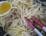 豚ひき肉入り三色芋きんぴら作り方8写真