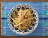 豚ひき肉入り三色芋きんぴら作り方9写真