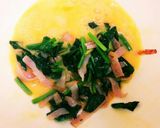 朝食☆食パンdeほうれん草のキッシュパン作り方5写真