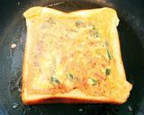 朝食☆食パンdeほうれん草のキッシュパン作り方10写真