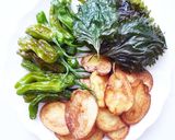 ししとうと大葉とじゃがいもの素揚げ作り方4写真