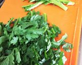 冬☆春菊と納豆と鯖缶のサラダ作り方1写真