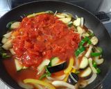 鶏と厚揚げのトマト煮込み作り方5写真