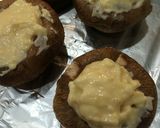 しいたけの味噌マヨチーズ焼き＊作り方2写真