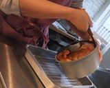 しょうゆと豆腐のふわふわシフォンケーキ作り方8写真