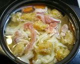 鶏だんご塩うどん作り方4写真
