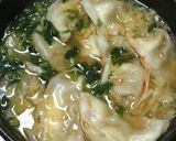 野菜たっぷり一人鍋・肉ワンタン作り方6写真