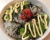 手抜きしましょ♡アボカドしらす丼作り方3写真