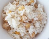 ひよこ豆の炊き込みご飯作り方3写真