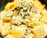 絶品✨サルシッシャのクリームソースパスタ作り方11写真
