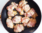揚げずに揚げ焼き　鶏の唐揚げ作り方5写真