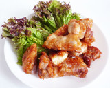 揚げずに揚げ焼き　鶏の唐揚げ作り方6写真