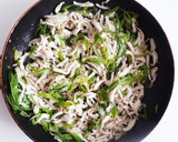 ねぎの青い部分で　鶏ささみのねぎまみれ作り方5写真