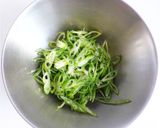 ねぎの青い部分で 鶏ささみのねぎまみれ作り方2写真