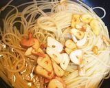 パクチーのペペロンチーノ(^o^)作り方2写真