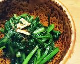 春菊大量消費!簡単‼春菊の七味炒め♪作り方4写真