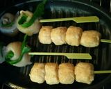 ササミの大葉巻き焼き鳥♡作り方6写真