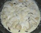 鶏むね肉としめじのミルク煮作り方5写真