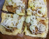 簡単！油揚げDEサクトロ納豆チーズピザ♪作り方7写真