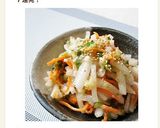 レンジで簡単ねぎ塩ダレ！大根＆人参サラダ作り方4写真