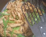 大豆ミートの青椒肉絲作り方5写真