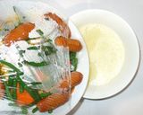 電子レンジでクリーム煮♪野菜とソーセージ作り方10写真