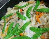高野豆腐と舞茸の卵とじ作り方3写真