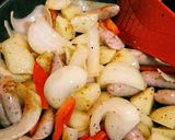ソーセージと野菜のカレージャーマンポテト作り方3写真