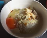 チーズ入りトロトロ焼き卵かけご飯作り方1写真
