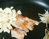 犬ご飯　ポークステーキ　リンゴのせ作り方4写真
