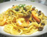 とろ～り♡海老ときのこのクリームパスタ♪作り方7写真
