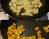 角切りんごの焼きプリン作り方3写真