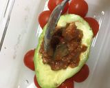 残ったミートソースでアボカドグラタン作り方1写真